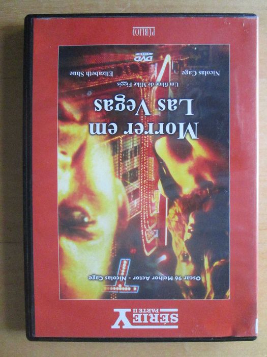 DVD Morrer em Las Vegas, de Mike Figgis, com Richard Lewis, Julian Sands, Nicolas Cage, Elisabeth Shue