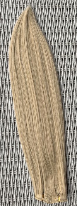 Premium Ultra włosy doczepiane, jasny naturalny blond, 16 klips 372.