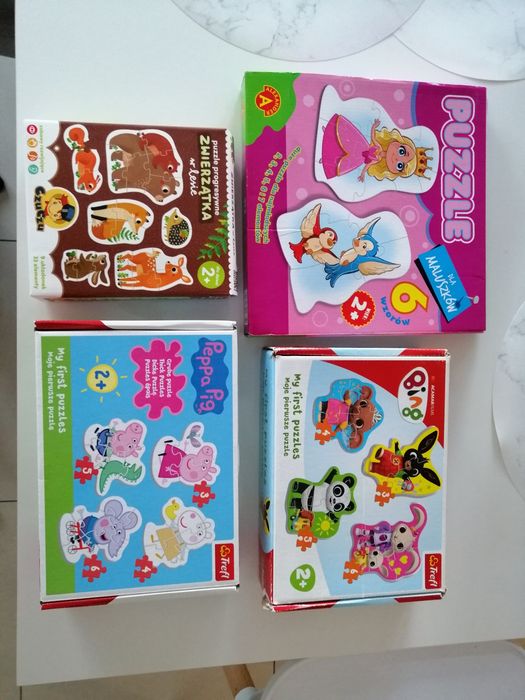 Peppa Bing Zwierzęta w lesie Trefl Czuczu puzzle dla dzieci układanka