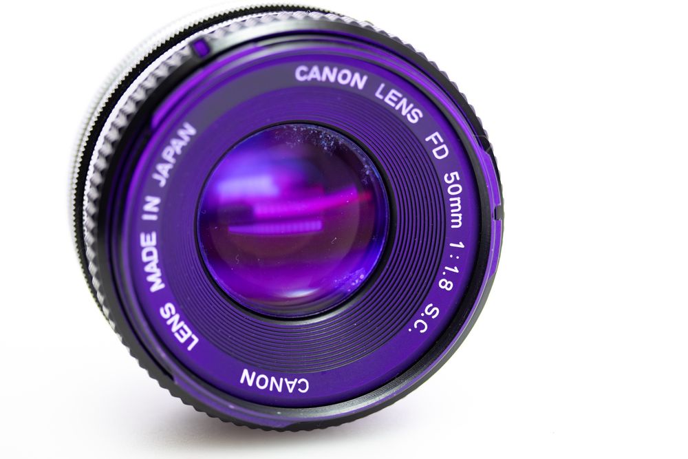 Objetiva Canon FD 50mm F/1.8