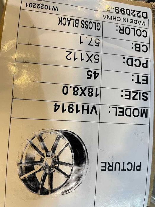 JANTES 18 5X112 VW