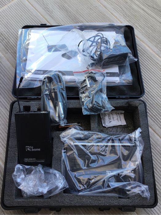 Micro headset uhf wireless system t bone novo