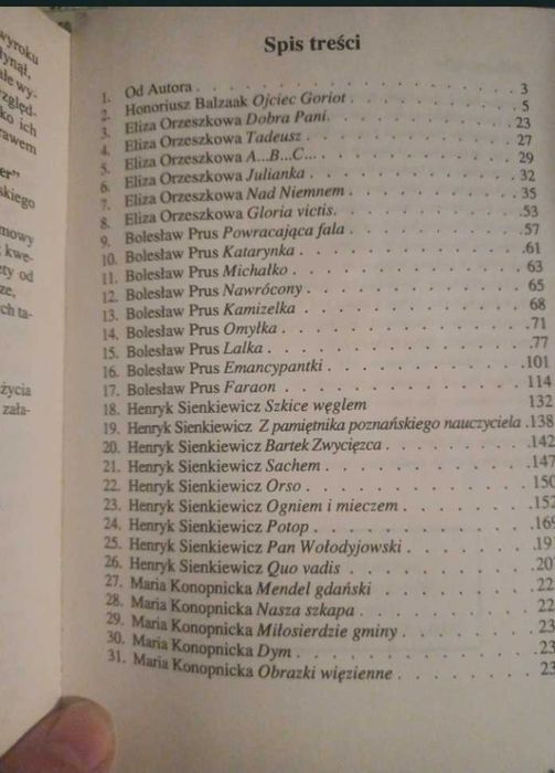 Komplet opracowań (5) streszczenia problematyka Nowacka