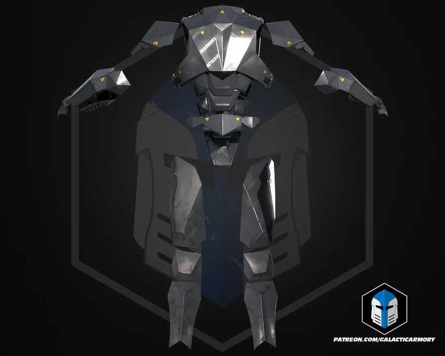 Zbroja Cosplay Null Cipher - Helldivers 1:1