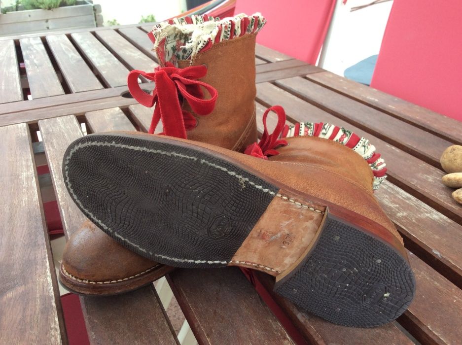 Botas da marca Portuguesa Green Boots - fabrico manual