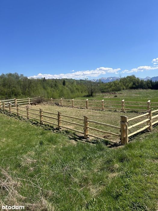 Chochołów z widokiem na Tatry i rzekę przy ścieżce rowerowej - Widok 5