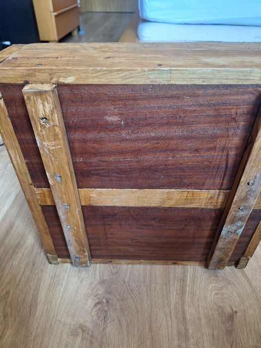 Caixa para discos vinil de madeira