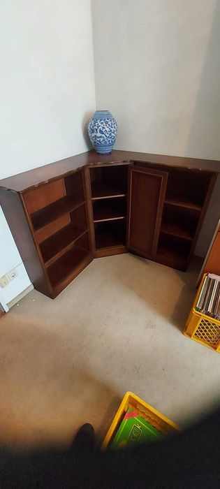 regal chippendale biblioteczka narożna narożnik Kątnik szafka ludwik