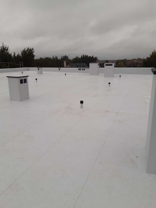 dach płaski membrana PVC stropodach taras balkon termomodernizacja dach zielony