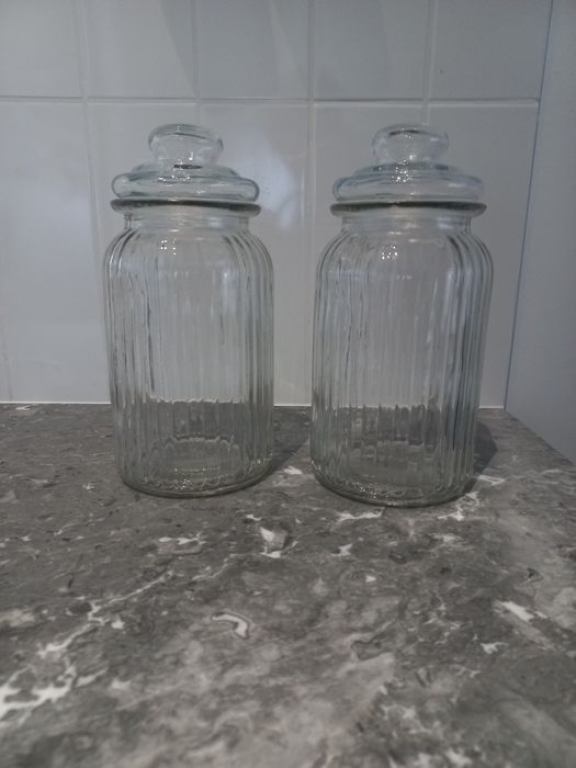 2 sztuki ozdobnych słoików