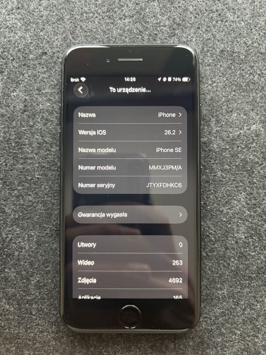 Iphone SE 3 2022 Jak nowy