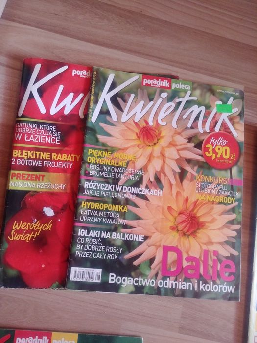 Czasopisma "Kwietnik" magazyny z lat 2005 -2010