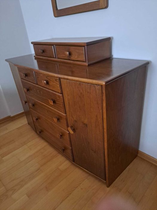 Mobilia quarto casal cor cerejeira