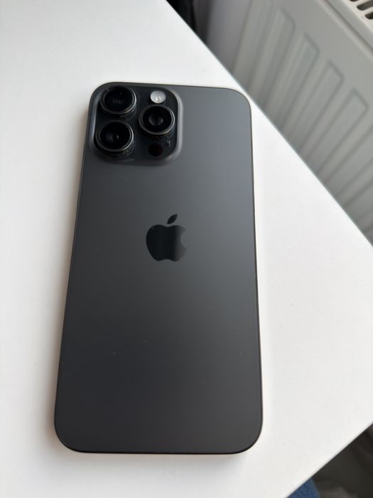 Apple iPhone 15 Pro Max 256GB Black Titanium!! Sim+Esim!! 550$