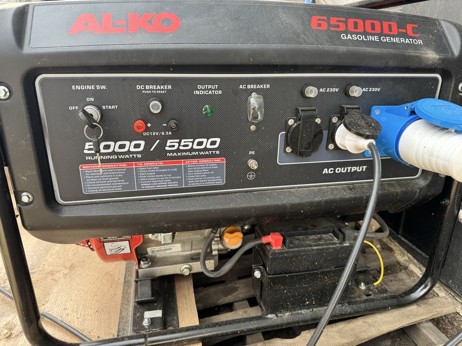 Генератор al-ko 6500d-c 5кв