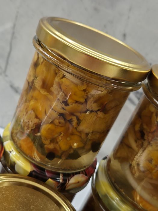 Kurki marynowane grzyby w zalewie miodowej 350 ml