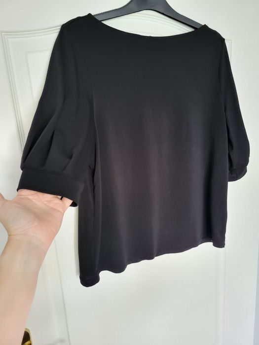 Bluzka z bufkami elegancka H&M   M L