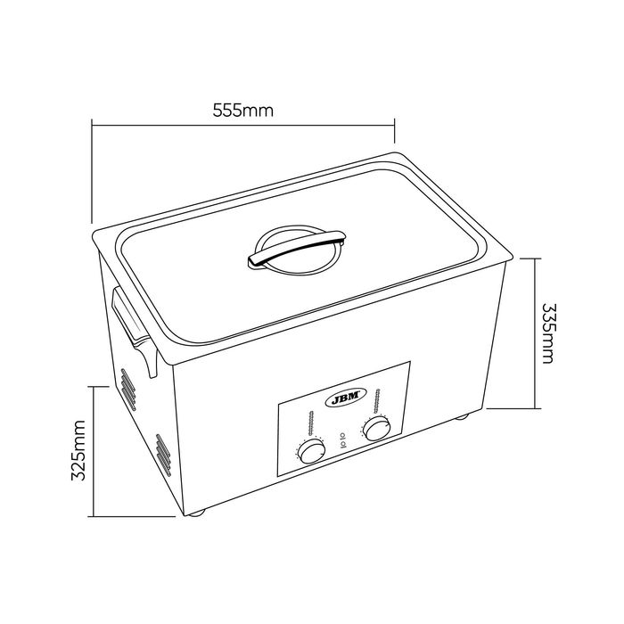 Máquina de Lavar Peças Ultrassónica 30L JBM JL20