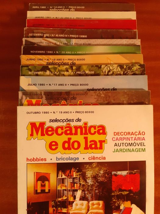 Livro - REF SD - Lote de Revistas Mecânica e do Lar (ler descrição)