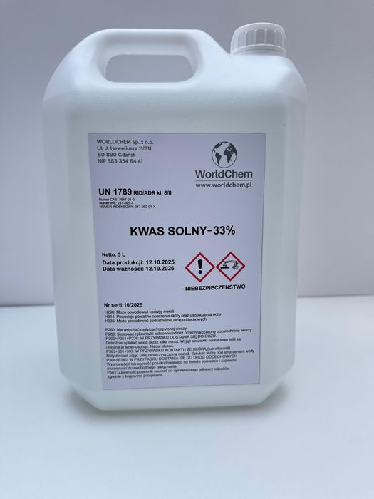 Kwas Solny 32-33 Odrdzewiacz  5l