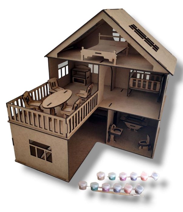 Ляльковий будиночок Набір для творчості Кукольный домик для лол