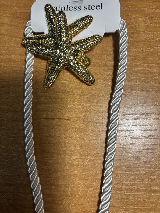 Naszyjnik rozgwiadza + kolczyki. Hit