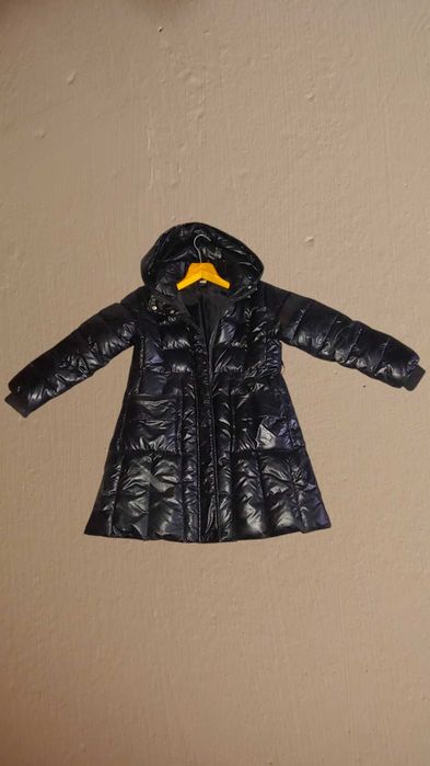 Зимняя Куртка женская отличное состояние длинная