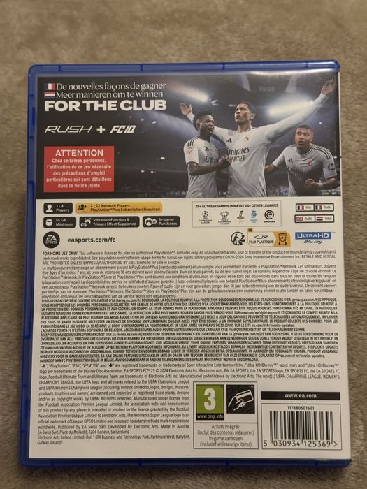 Gra FC 25 anglelska wersja językowa