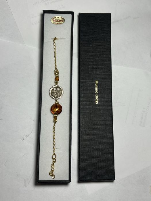 Браслет с муранским стеклом