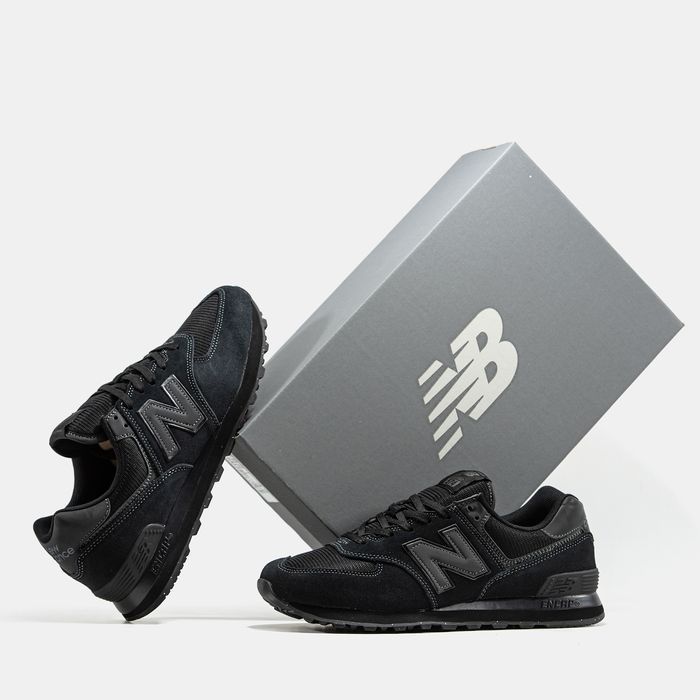 Кросівки Кроссовки New Balance 574 Black Чорний Чёрный Кросовки демісезон