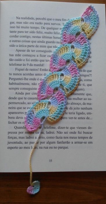 Marcador de Livros - Croché