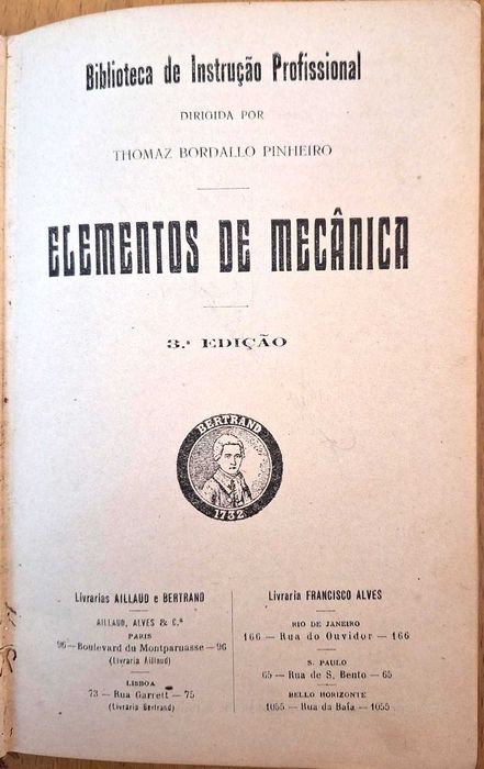 Elementos de Mecânica, Biblioteca Instrução Profissional