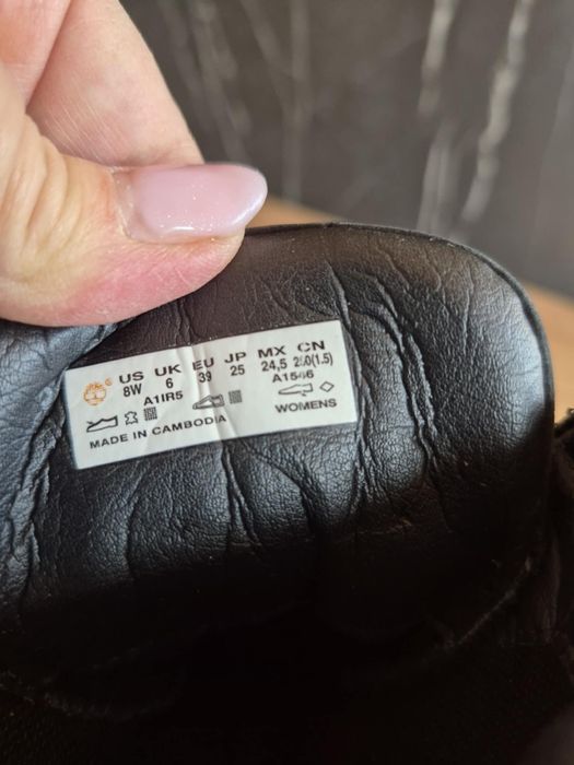 Oryginalne TIMBERLAND 39 damskie buty czarne classic