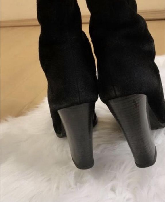 Сапожки зимові 36 розмір замш