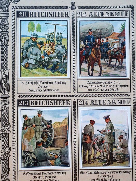 Caderneta Cromos Antiga Reich Alemão - 1933 - Excelente Qualidade