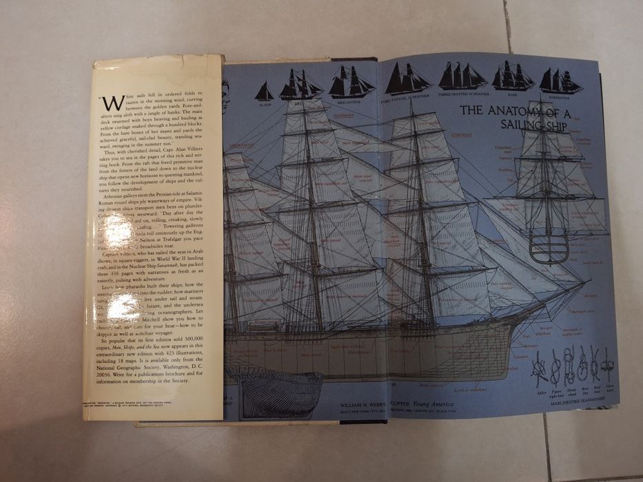 Livro "Men, Ships and the Sea"