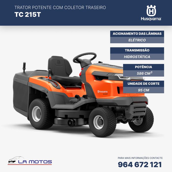Trator de jardim Husqvarna TC 215T