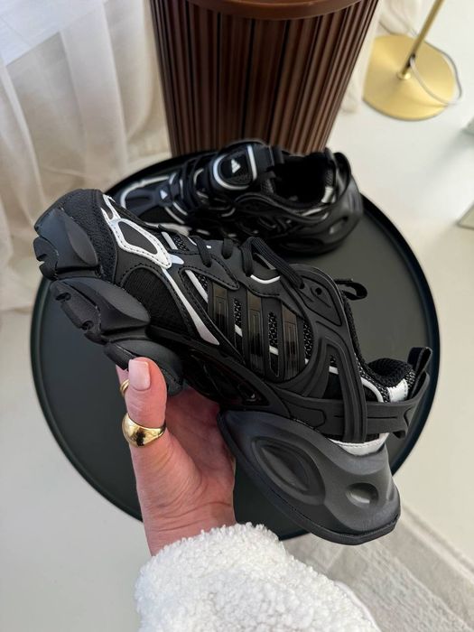 Adidas Vento XLG Deluxe Black White трендові кросівки на платформі