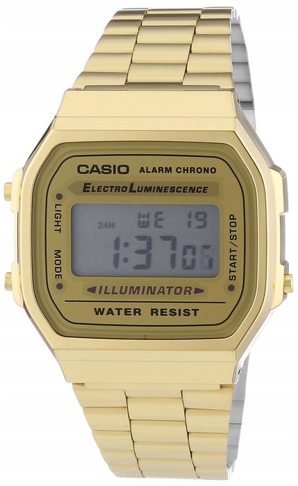 Zegarek damski Casio Vintage A168WG-9EF złoty