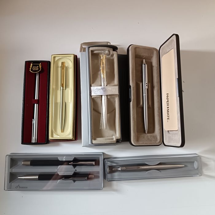 Conjunto de 6 canetas de coleção