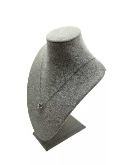 Śliczny Srebrny Łańcuszek z Moissanitem 3,21G P,925