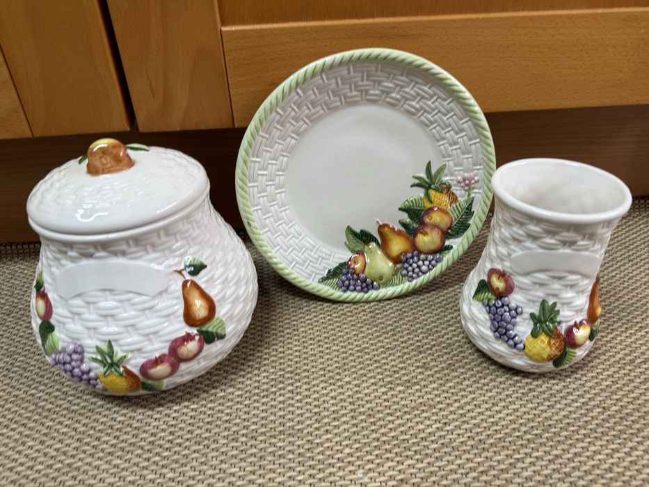 Set of antique tableware