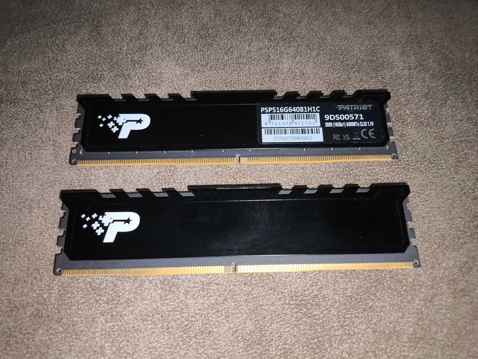 RAM DDR5 CUDIMM Patriot Signature 32 GB 6400 MT/s CL52 (pod LGA1851!)