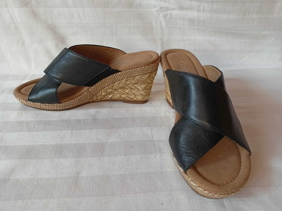 Gabor roz. 38,5 /UK 5,5G/ - dł. wkł. 24,8 cm- skóra- stan bdb