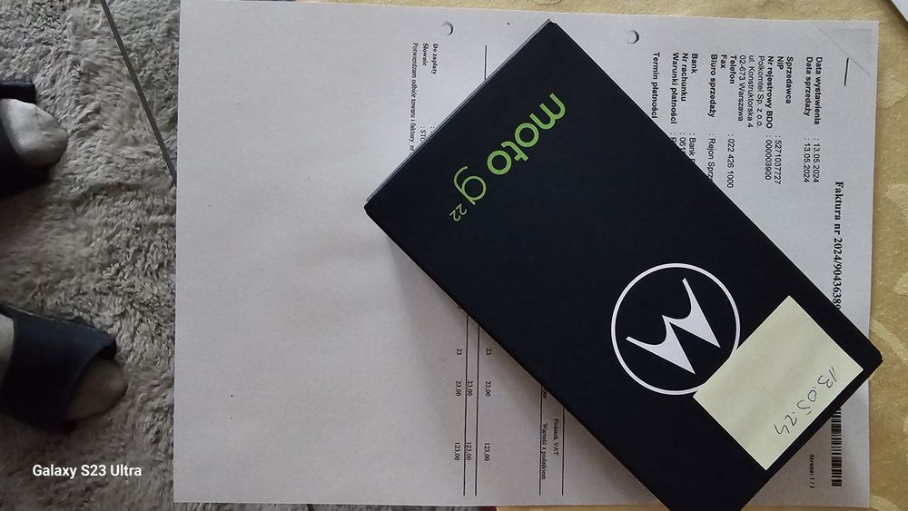 Telefon Motorola g22 gwarancja nowy