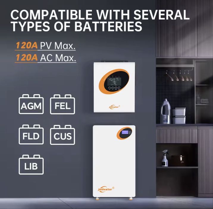 Гибридный инвертор 6.5KW 48V  jsdsolar