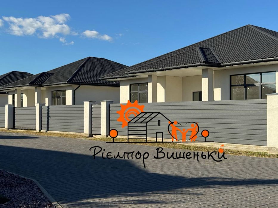 175 м.кв з керамоблоку на 10 сотках  Вишеньки