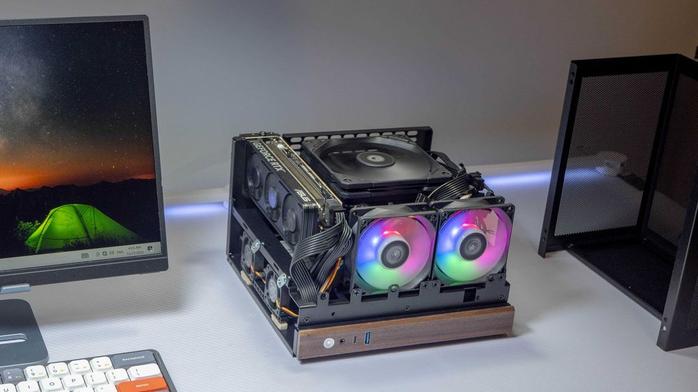 Корпус ПК mini itx Mechanic Masters E06