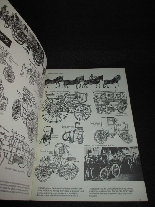 Livro Picture Reference Book of Motor Cars