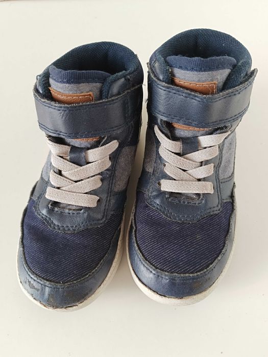 р 8 / 25 устілка 16,5 см дитячі кеди кросівки хайтопи сині на хлопчика